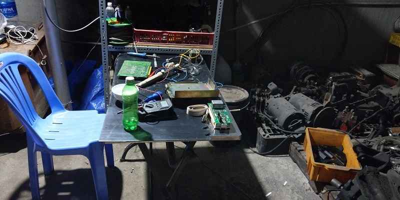 sửa chữa board xe nang