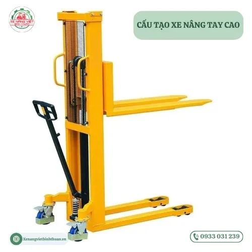 Cấu tạo xe nâng tay cao