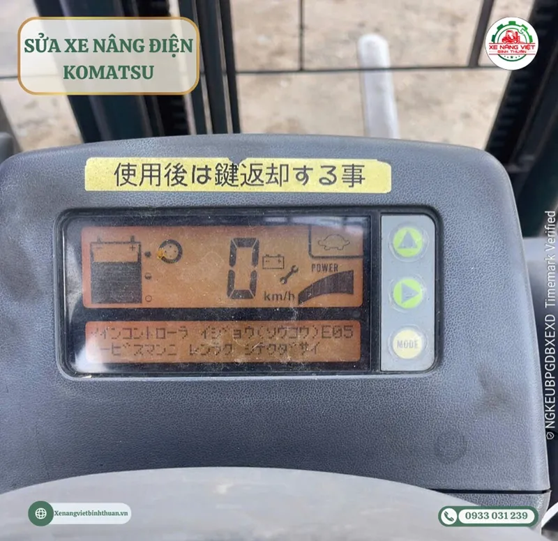 Lỗi hệ thống điện xe nâng