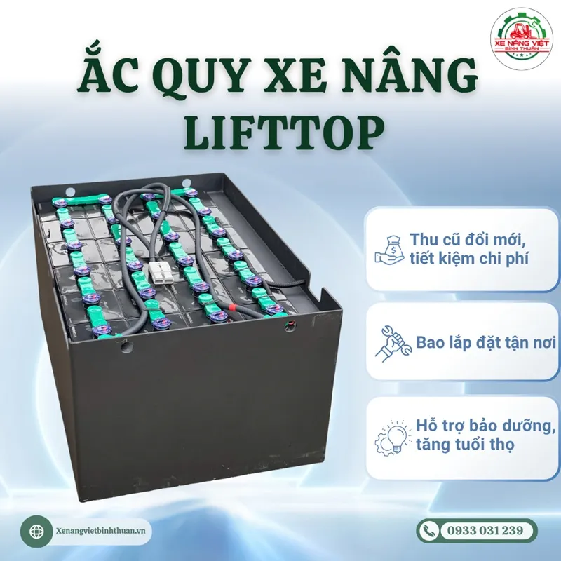 Ắc quy xe nâng Lifttop