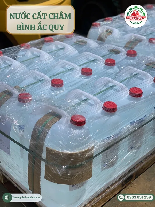 Nước cất châm bình ắc quy