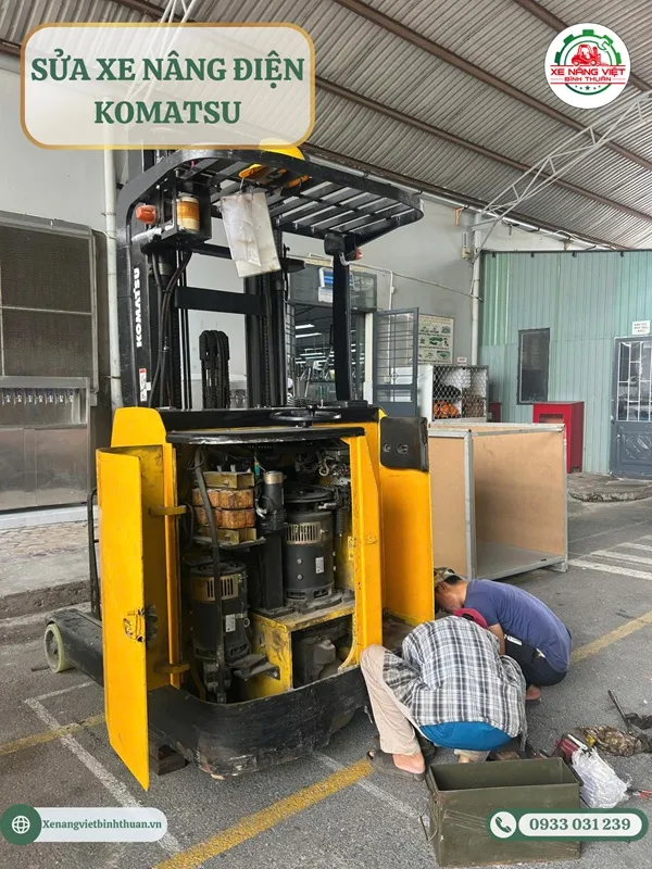 Sửa xe nâng điện Komatsu