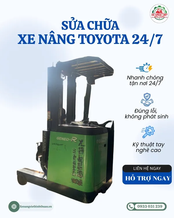 sau xe nang dien toyota phan thiet