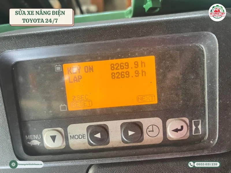 Sua xe nang dien Toyota