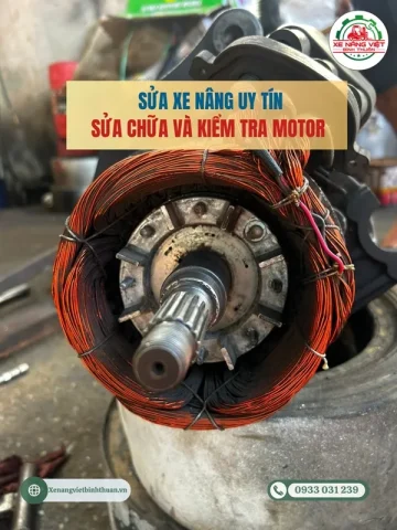 sua motor xe nang