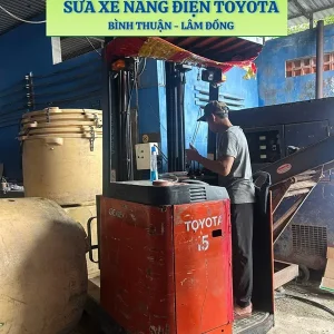 sua xe nang dien Toyota