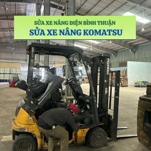 sua xe nang Komatsu