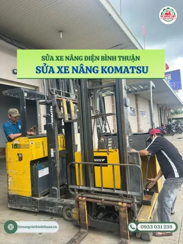 Sua xe nang Komatsu