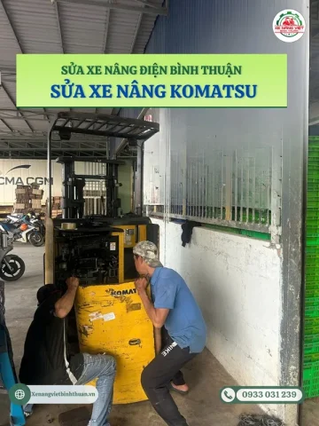 sua xe nang komatsu