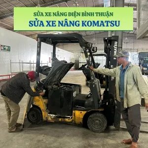 sua xe nang Komatsu