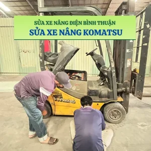 sua xe nang komatsu