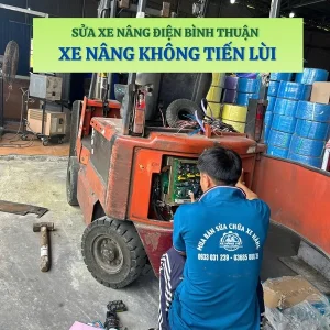 sua xe nang khong tien lui