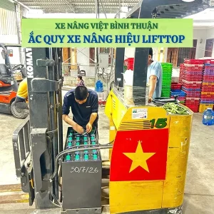 Ac quy xe nang hieu Lifttop chinh hang