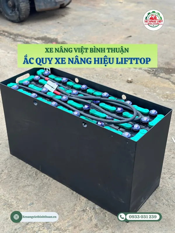 ac quy xe nang hieu Lifttop thai lan