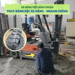 thay banh dac xe nang phan thiet