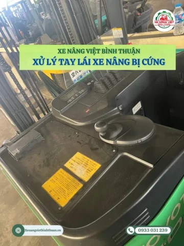 xu ly xe nang bi cung tay lai