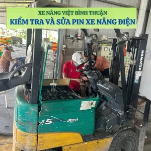 sua pin xe nang dien
