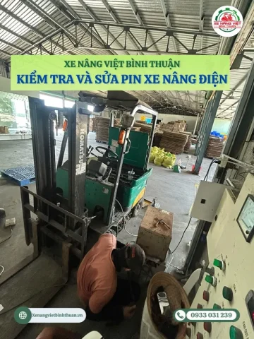 sua pin xe nang dien uy tin