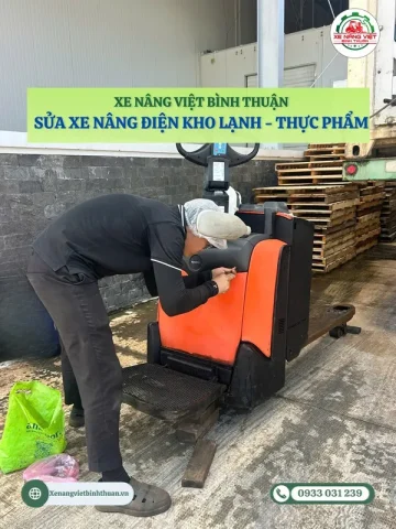 sua xe nang dien kho lanh