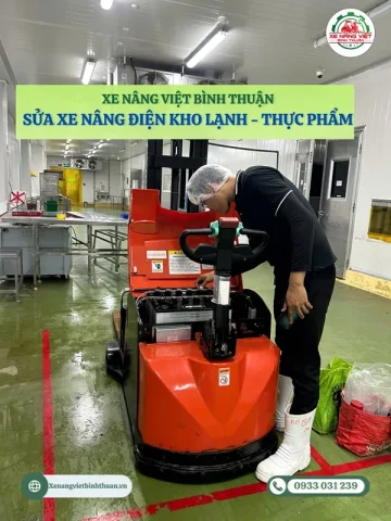 sua xe nang dien kho lanh thuc pham uy tin